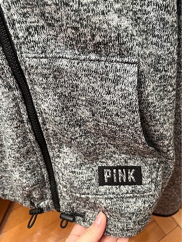 m Beden gri Renk victorias secret pink hırka