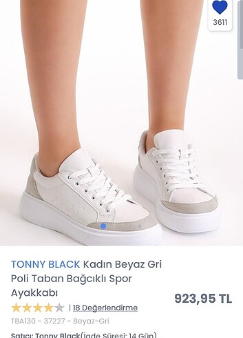 37 Beden beyaz Renk Tony black bayan spor ayakkabi