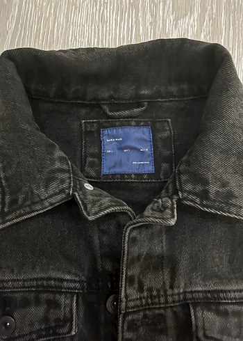 Siyah Düğmeli erkek Jean Ceket - Görsel 5