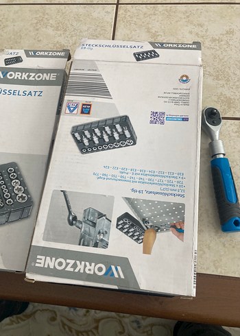 Beden torx Lokma ve tornavıda setı iki adet teleskopık cırcır kol