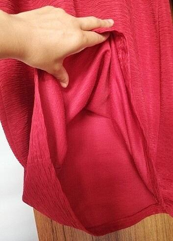 46 Beden kırmızı Renk Midi elbise