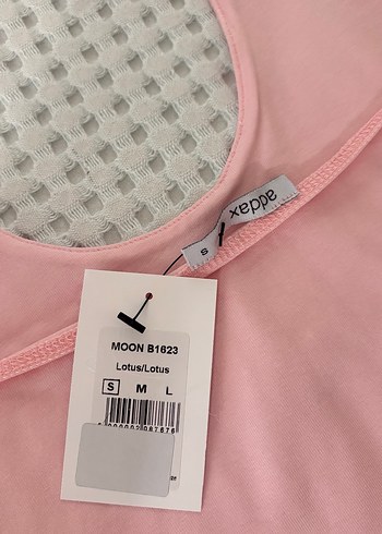 boyundan askılı pudra pembe crop addax - Görsel 2