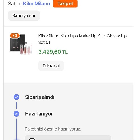 Kiko kiko gloss 17 numara
