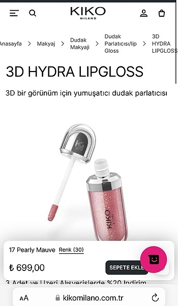 Kiko kiko gloss 17
