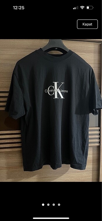 calvin klein unisex oversize tişört