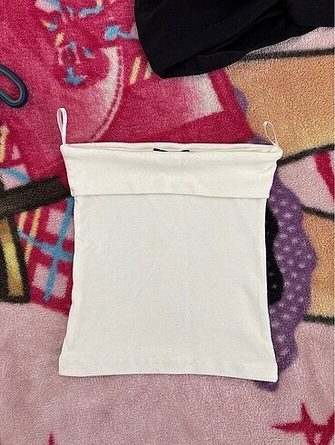 Trendyol & Milla straplez beyaz crop