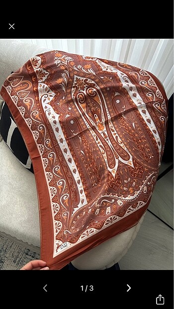 Desenli pamuk soft şallar - Görsel 4