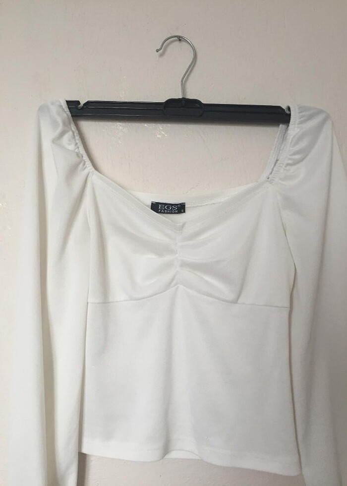 Büzgülü bluz - Görsel 2