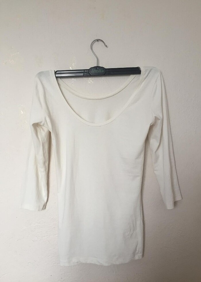 Sırt dekolteli bluz - Görsel 2