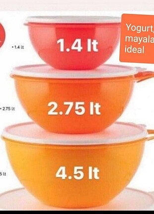 Tupperware 3'lu Miksim Set