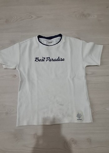 Erkek Beyaz Basic Kısa Kollu Tişört