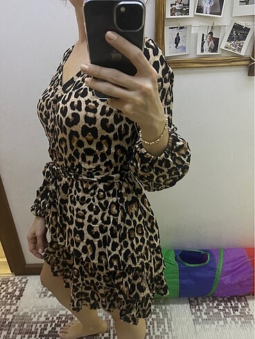 Diğer leopar elbise
