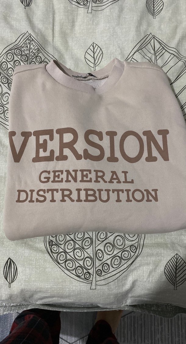 Kadın Renkli Baskılı Sweatshirt - Görsel 4