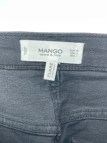 40 Beden siyah Renk Mango Jean / Kot %70 İndirimli.