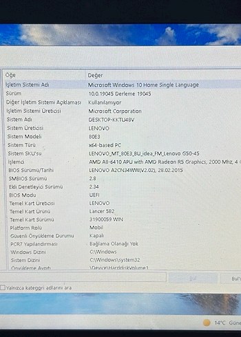 Siyah Lenovo Dizüstü Bilgisayar - Görsel 3