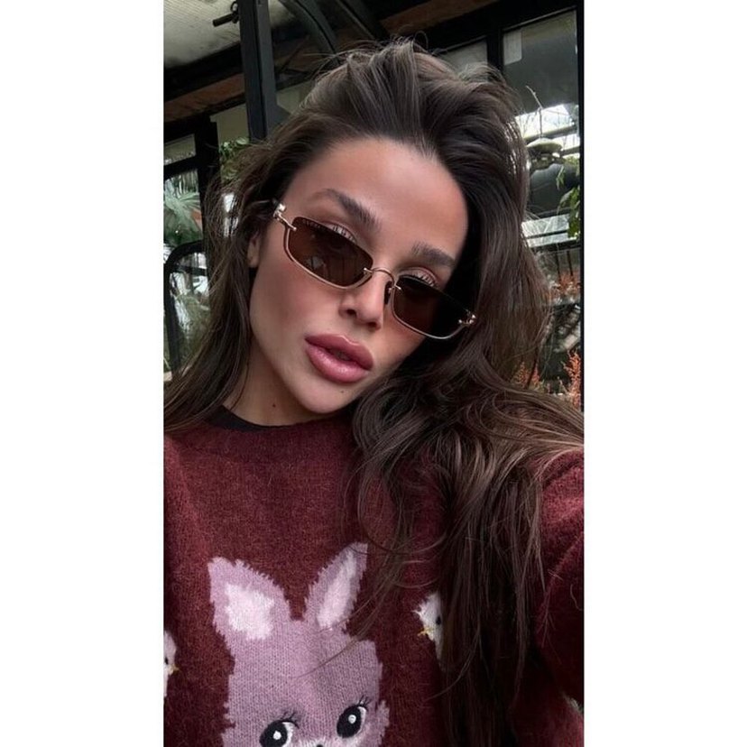 Gucci kahve cam güneş gözlüğü - Görsel 4