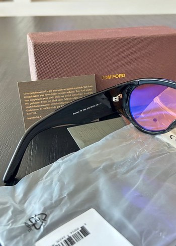 Tom Ford Bej Transparan Kadın Güneş Gözlüğü - Görsel 3