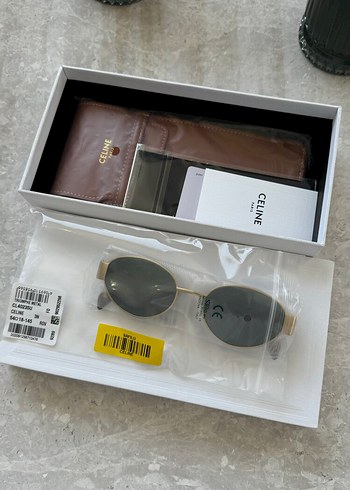 Celine Celine oval güneş gözlüğü