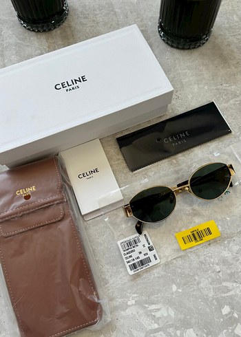 Celine oval güneş gözlüğü - Görsel 4