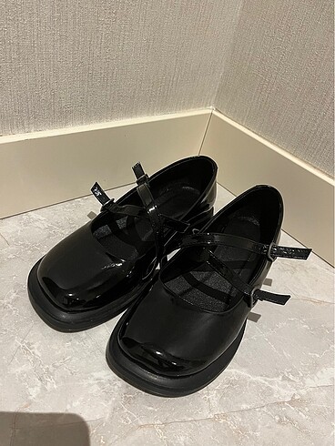 39 Beden siyah Renk Oxford/Loafer kadın rugan
