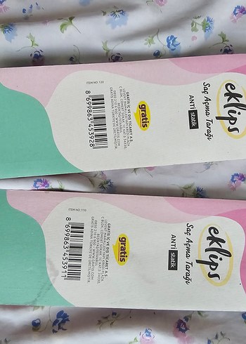 Renkli Tarak Seti - Eklips paketli - Görsel 2