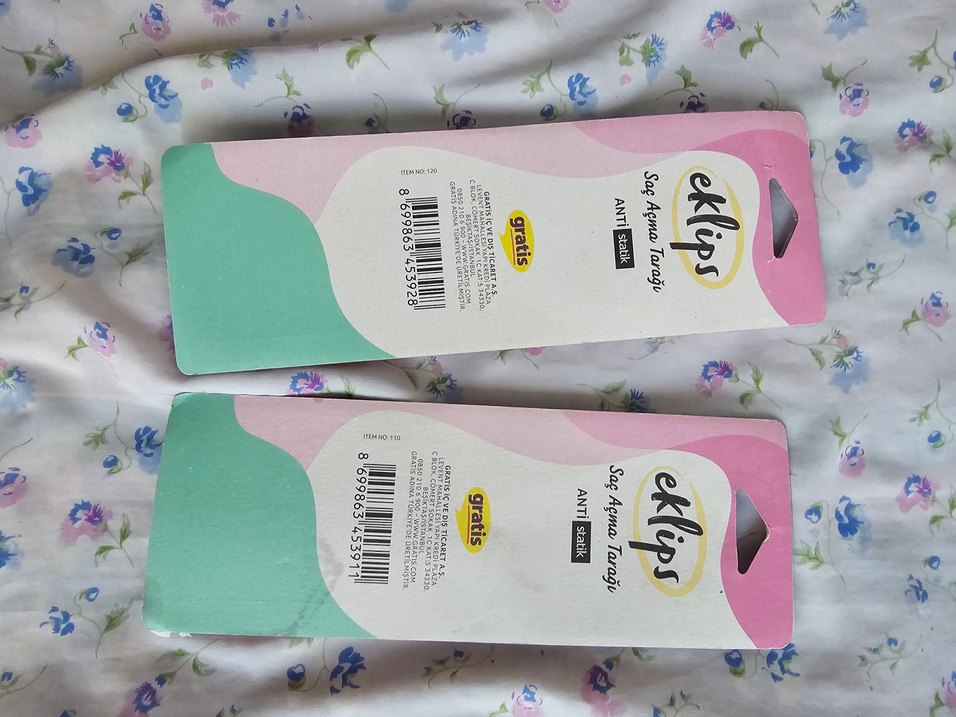 Renkli Tarak Seti - Eklips paketli - Görsel 2