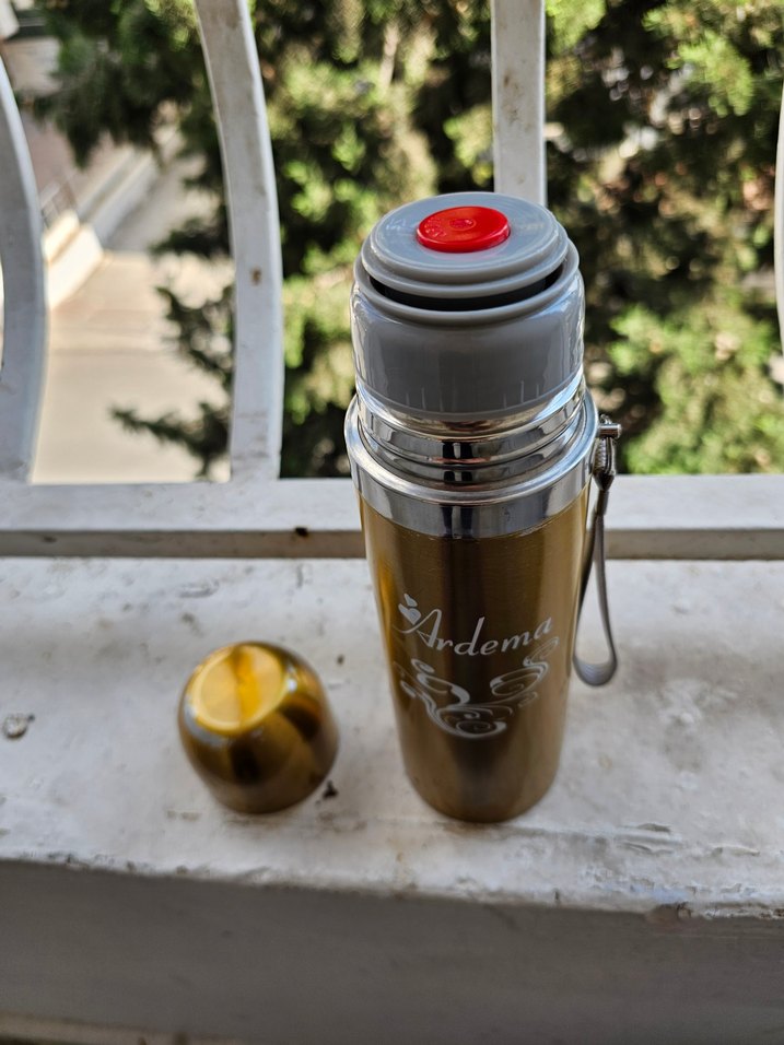 Parlak Kahverengi  Termos - Görsel 2