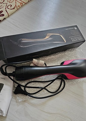 Siyah Saç Kurutma Fırçası ve şekillendirici - Görsel 3