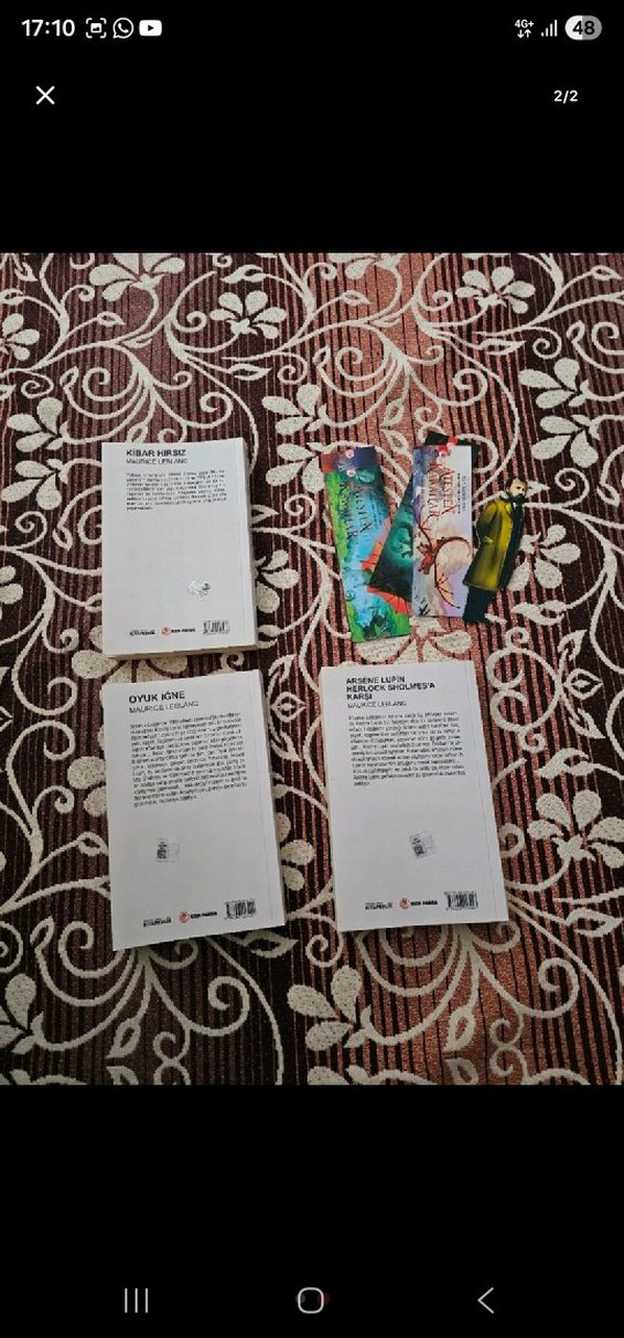 Maurice Leblanc Roman Seti ve Kitap Ayracı - Görsel 2