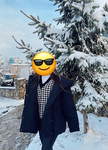 xs Beden siyah Renk Sradivarius mont