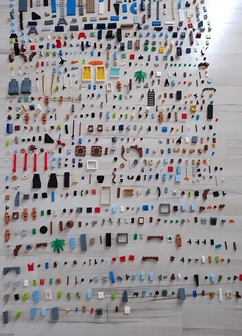 karışık lego parçaları