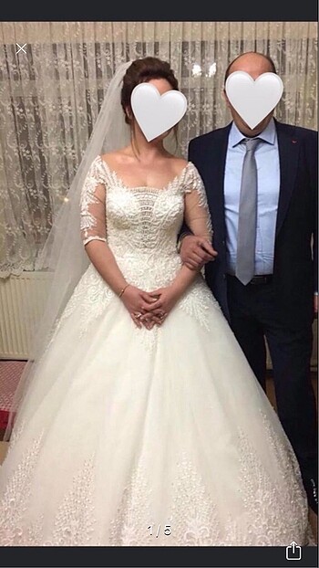 xl Beden Pierre cardin gelinlik