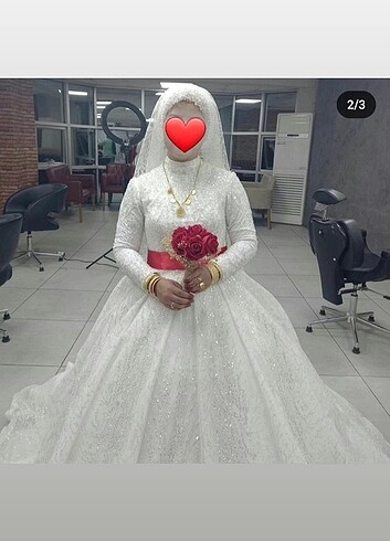 Diğer Gelinlik nikah elbisesi özel duvak ve aksesuarı 