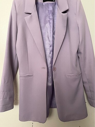 S beden lila blazer ceket
