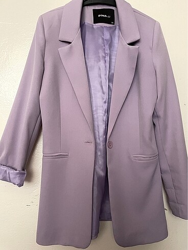 36 Beden S beden lila blazer ceket