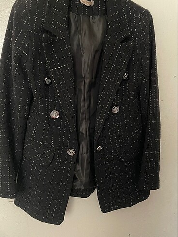 s Beden Siyah blazer ceket