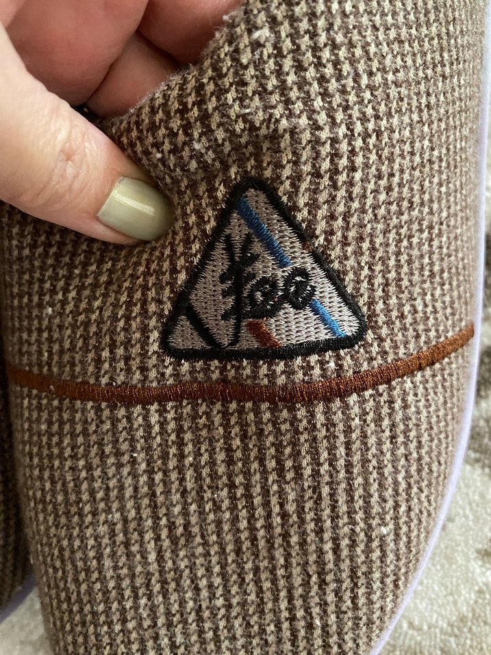 Erkek Kahverengi Örgü Yün Panduf - Görsel 3