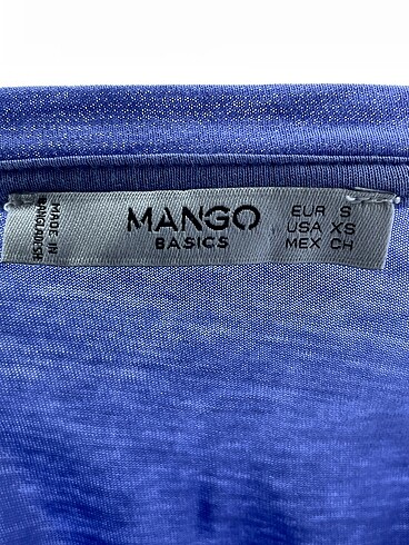 s Beden mavi Renk Mango T-shirt %70 İndirimli.