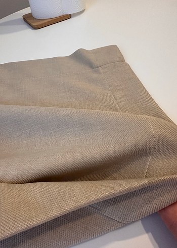 Bej 4 parça fon perde - Görsel 3