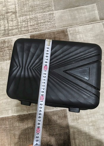 Fermuarlı Siyah Mini Valiz - Görsel 3