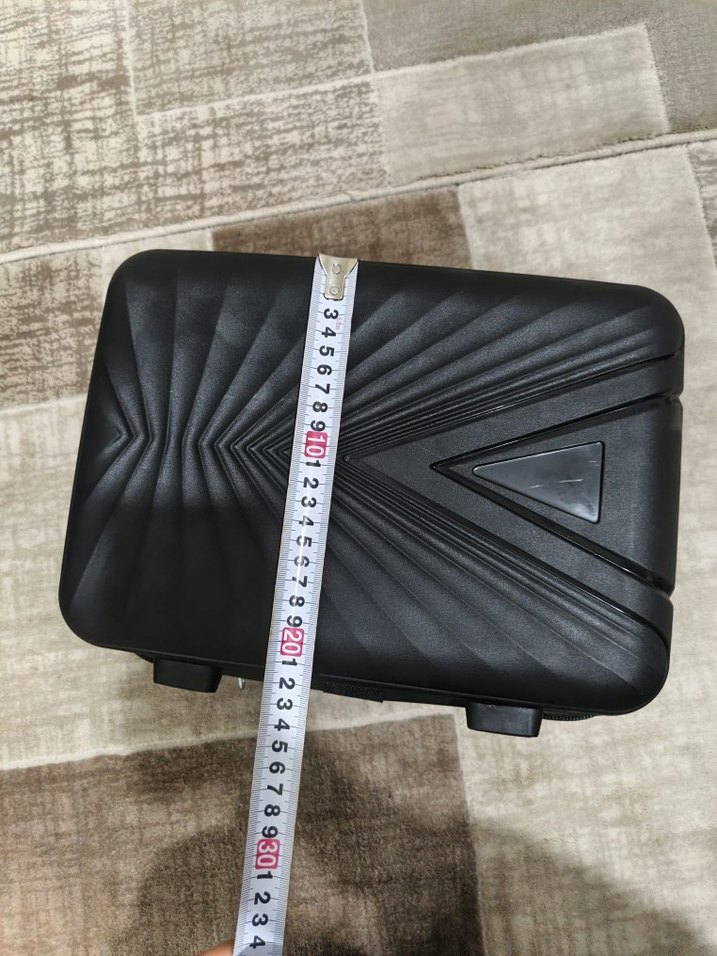 Fermuarlı Siyah Mini Valiz - Görsel 3