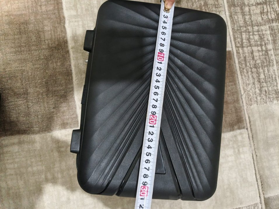 Fermuarlı Siyah Mini Valiz - Görsel 4