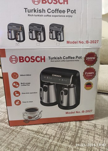 Bosch Çift Demlikli Kahve Makinesi - Görsel 2