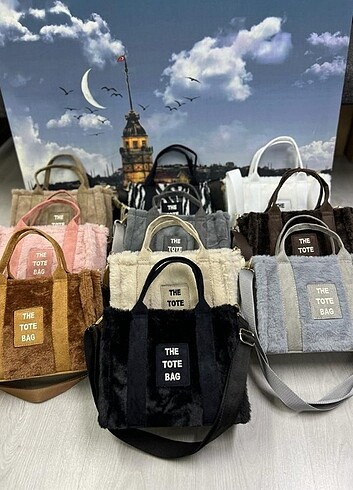  Beden Peluş tote