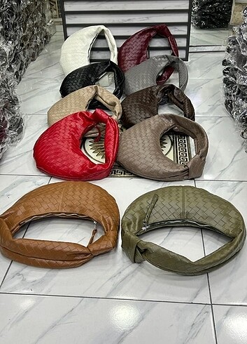 Zara Bordo örgülü detaylı çanta büyük boy