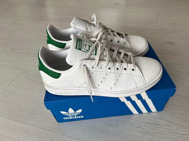 Adidas Adidas satan smith deri beyaz ayakkabı 38.5