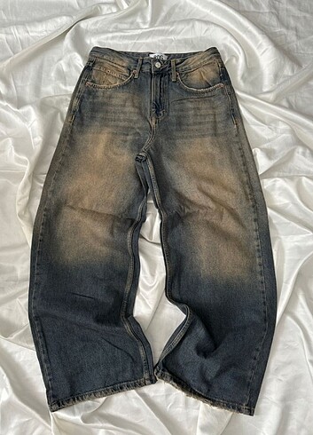 UNISEX BAGGY JEAN KOT PANTOLON
