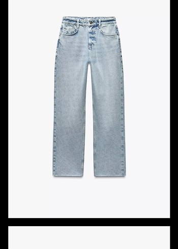 38 Beden mavi Renk Zara Kadın Regular Fit Jean