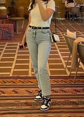 38 Beden Zara Kadın Regular Fit Jean