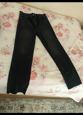 TREND YOL SİYAH KOT PANTLON 
